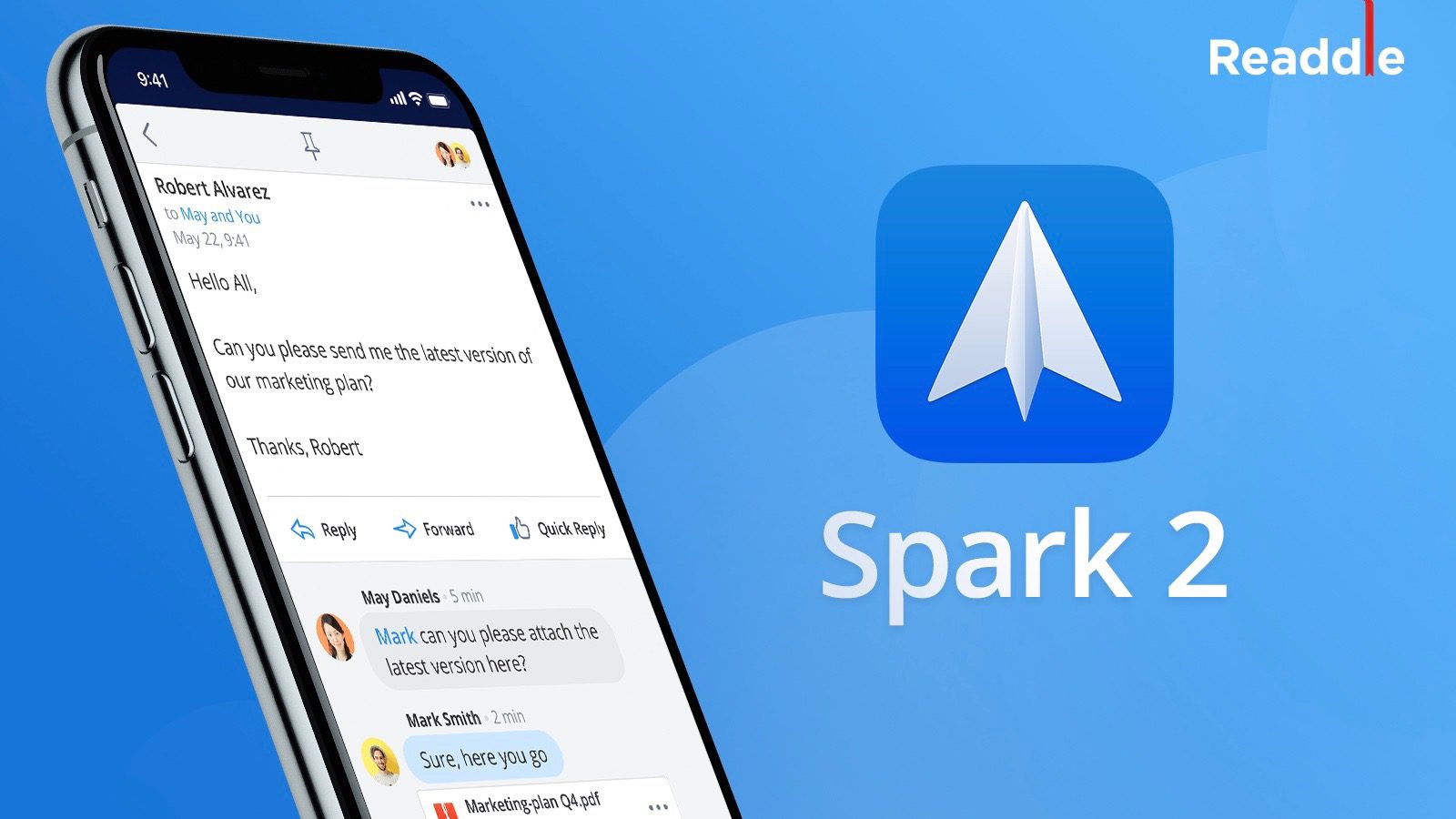 Spark 2.0 voor iPhone