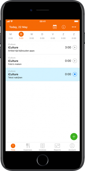 Tijd bijhouden met apps