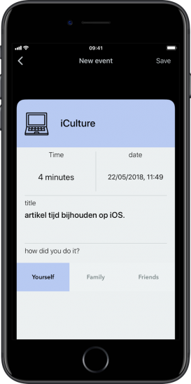 Tijd bijhouden met apps Lifecycle