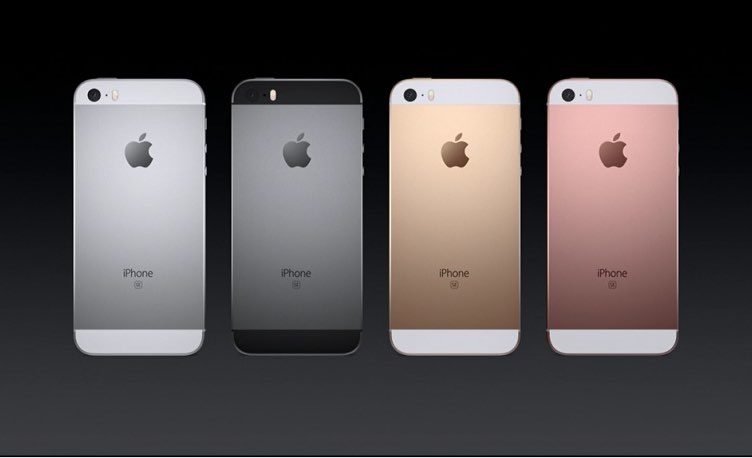 iPhone SE kleuren