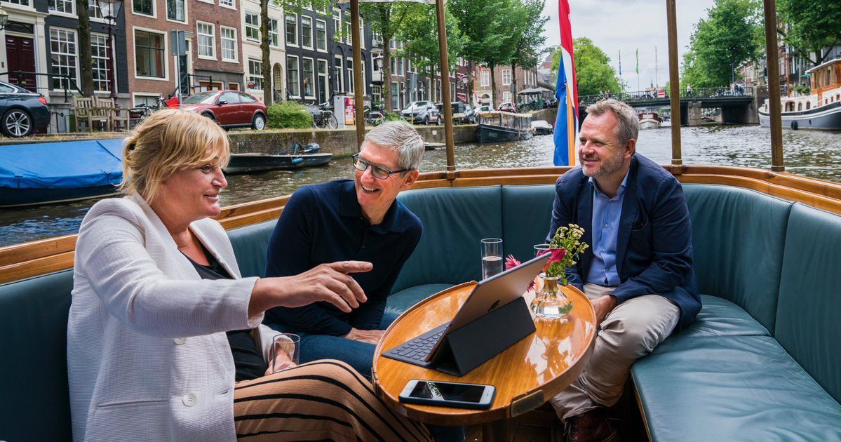 Tim Cook in Amsterdam 2018