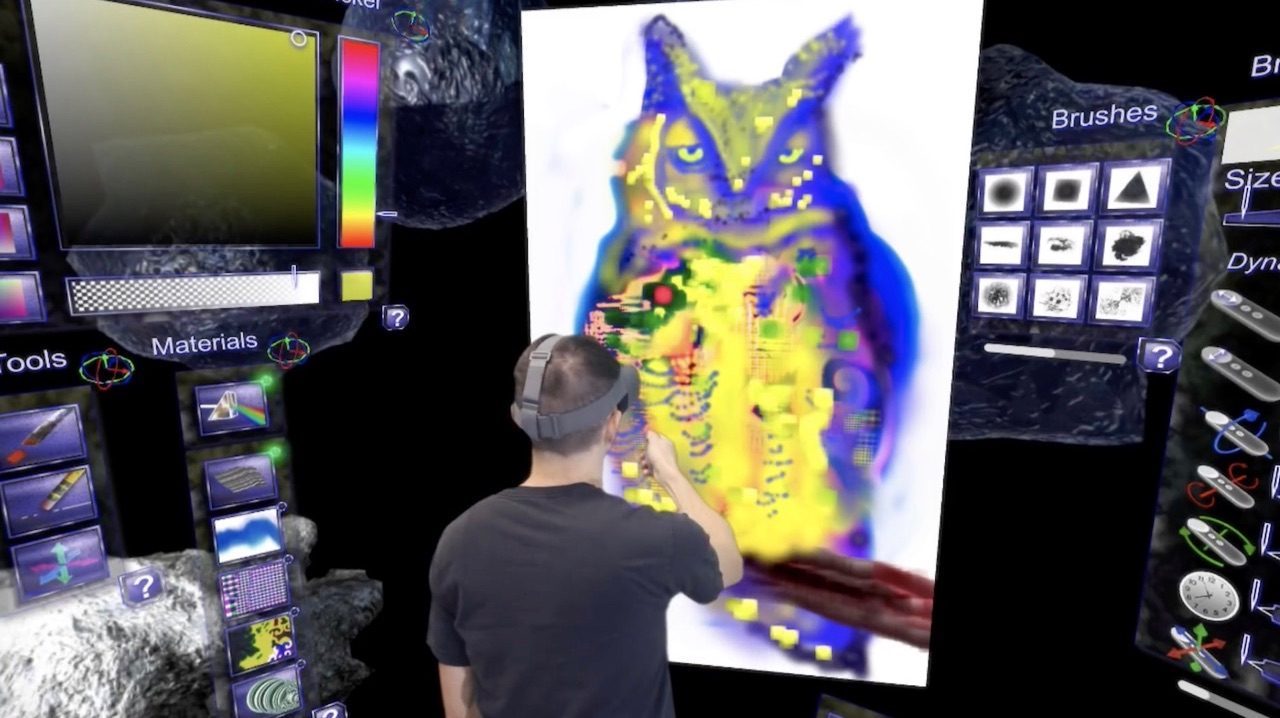 Cyber Paint tekening in VR.