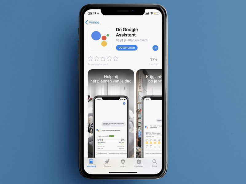 Google Assistant in Nederlandse App Store