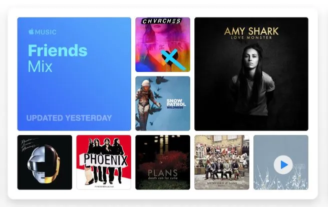 Luister de muziek van je vrienden met de nieuwe Friends Mix in Apple Music