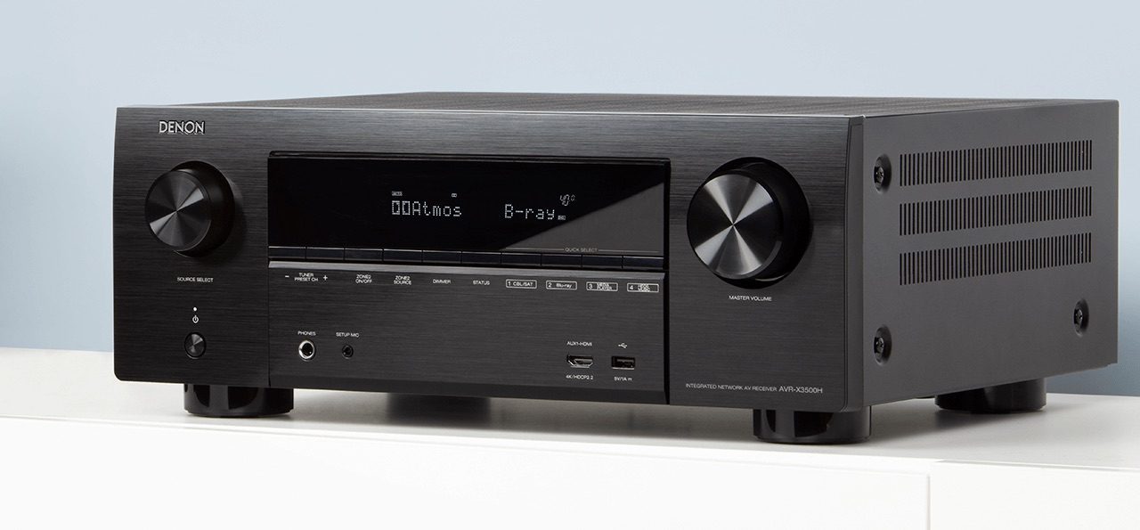 Denon AVR 3500H receiver.