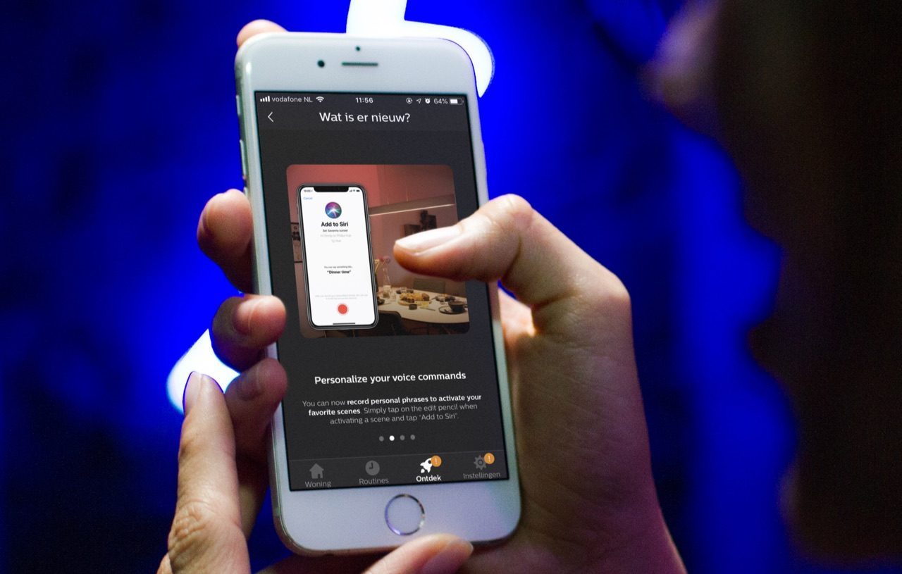 Hue met Siri Shortcuts.