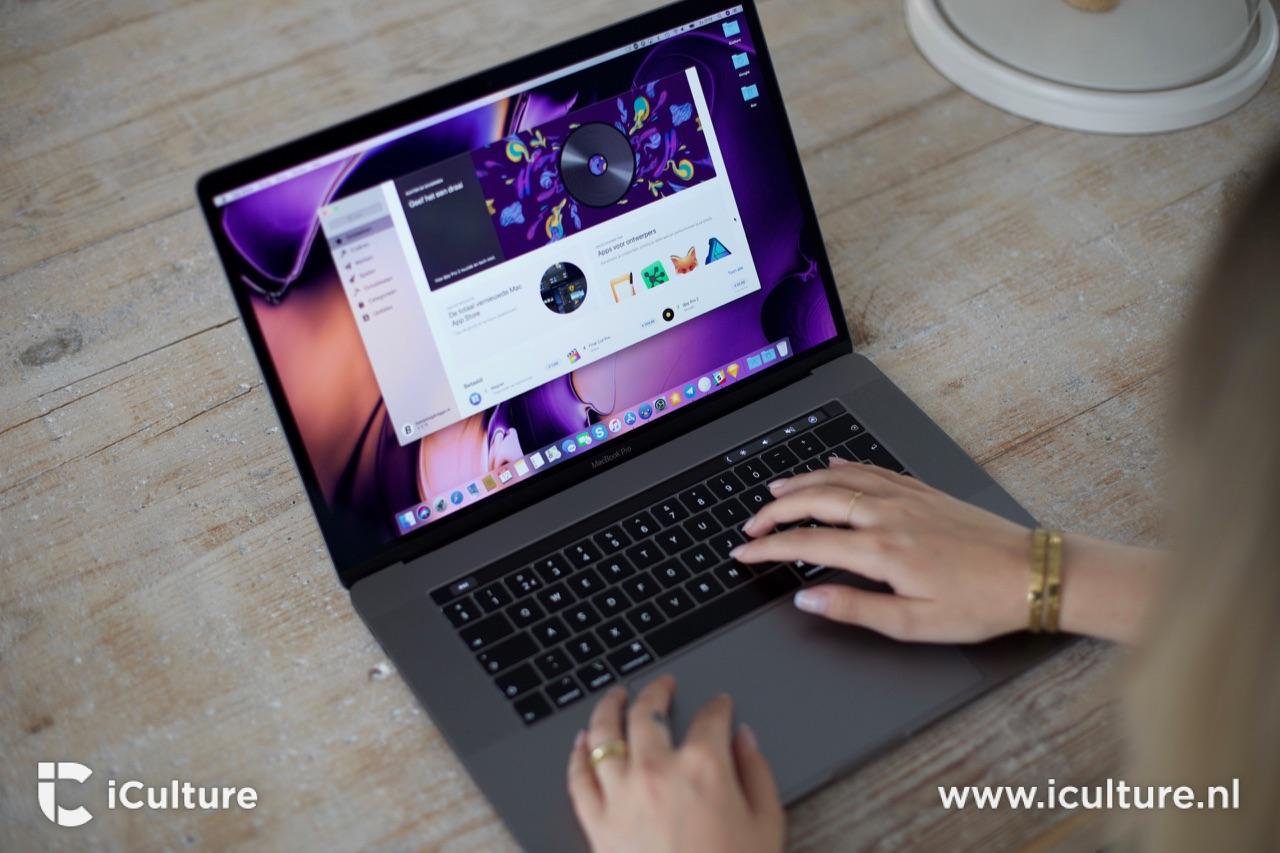 App Store in Mojave op MacBook Pro 2018.