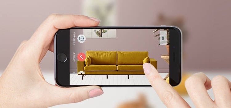 Wehkamp met augmented reality-functie.
