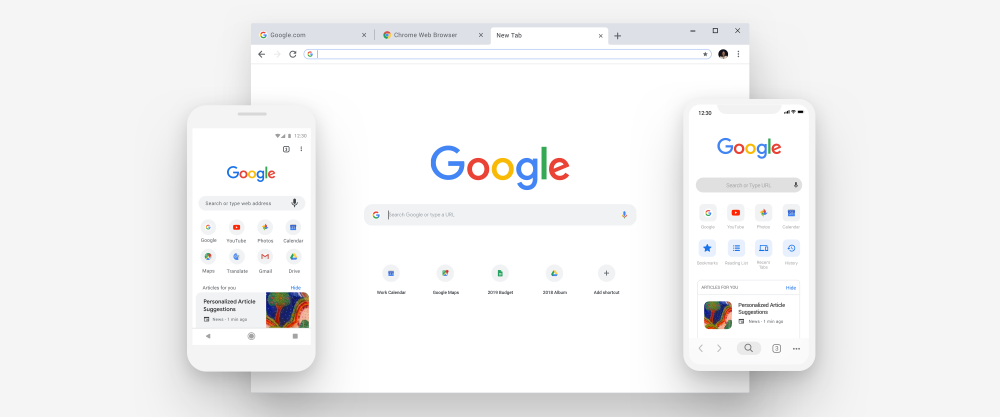 Google Chrome vernieuwd.