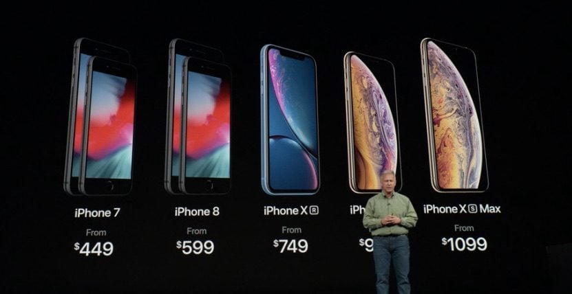 iPhone 2018 prijzen
