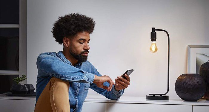 Osram-filamentlampen in goud