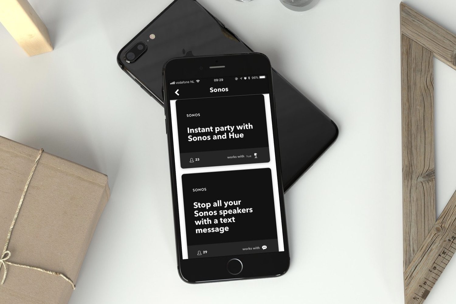 Sonos met IFTTT voorbeelden.