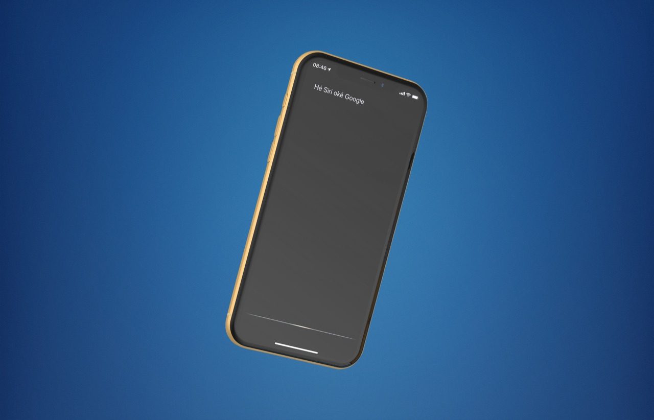 Hé Siri Oké Google gebruiken.