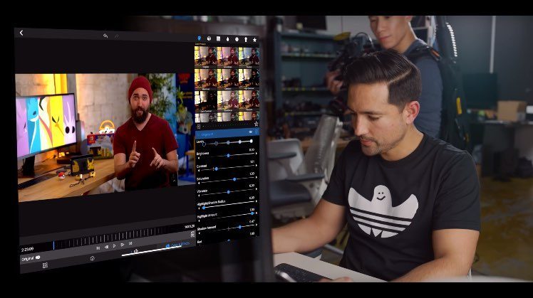 iPad LumaFusion video