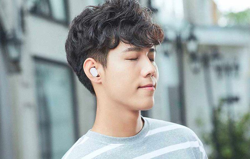 Xiaomi AirDots in gebruik