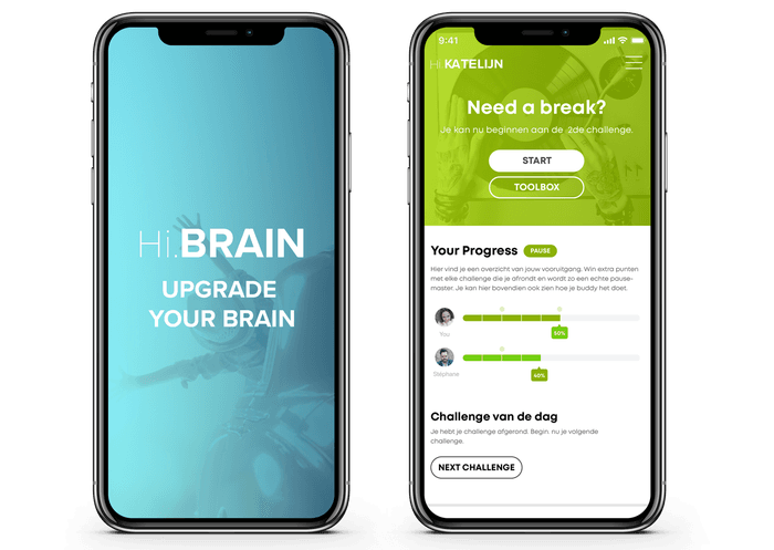 Hi.Brain op iPhone