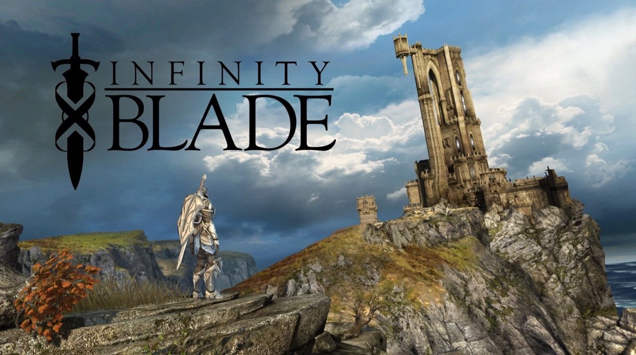 Infinity Blade met logo.