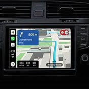 TomTom CarPlay screenshot navigatie.