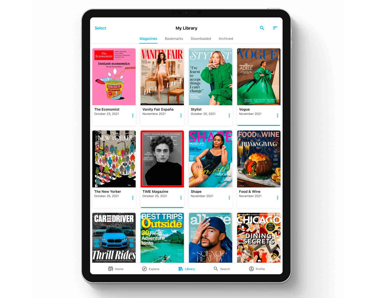 Tijdschriften lezen op de iPad met Zinio