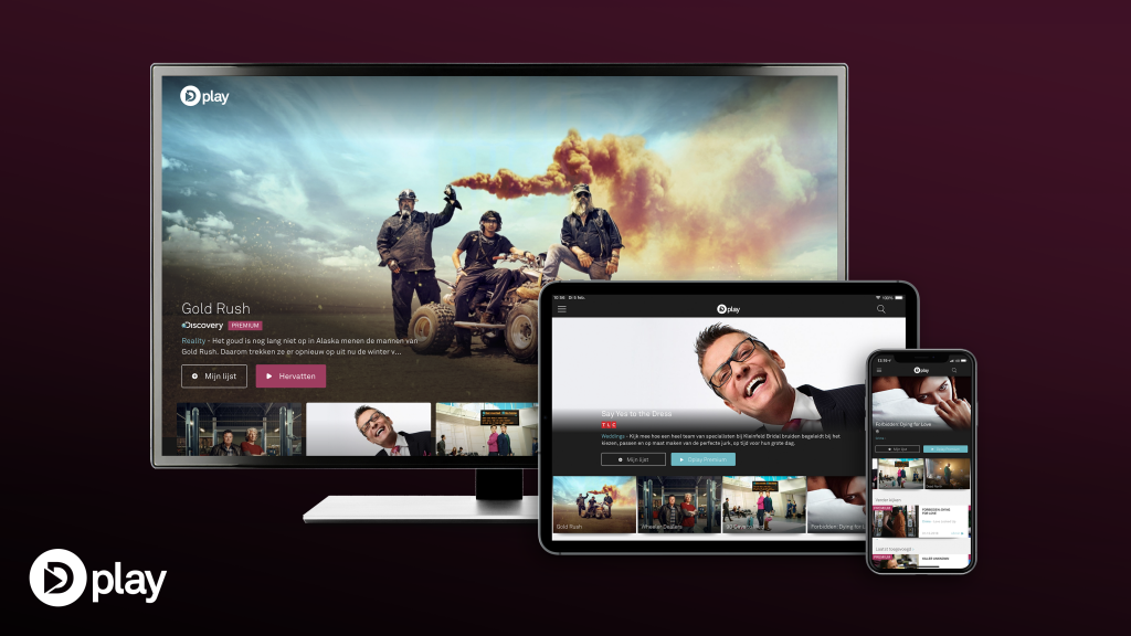 Discovery Dplay-apparaten.