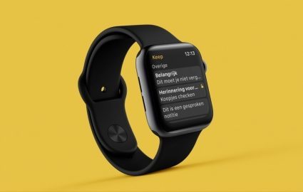 Google Keep op Apple Watch