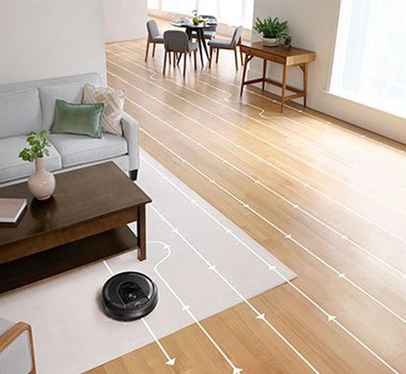 Roomba i7+ indeling kamer