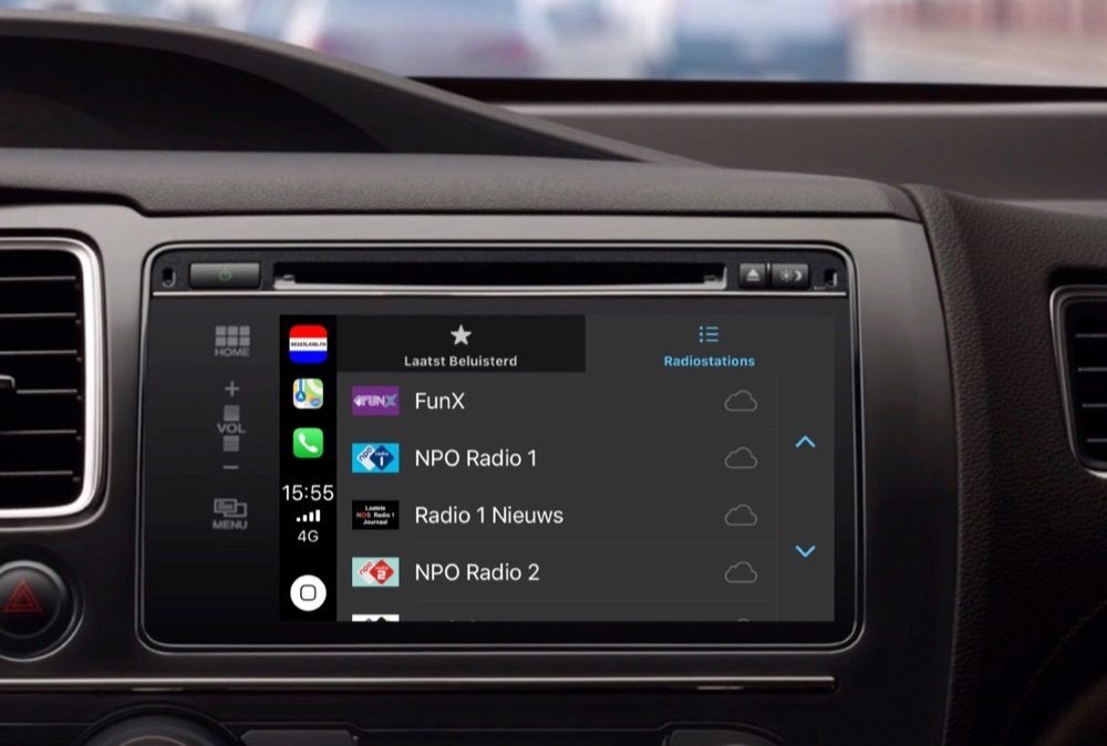 Nederland.FM op CarPlay.