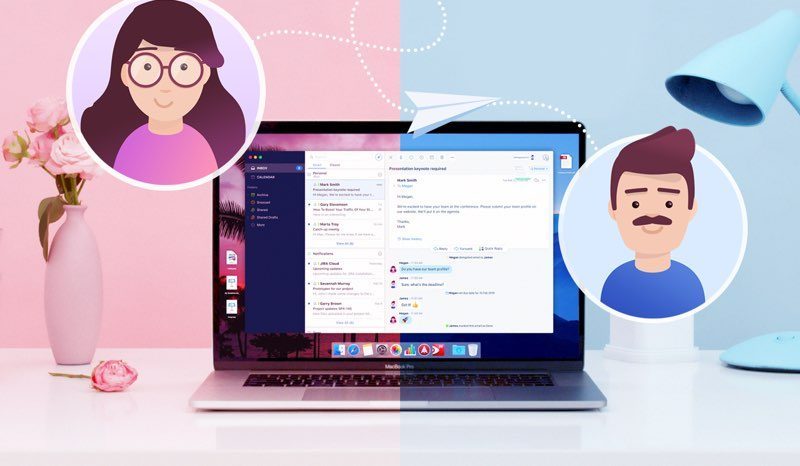 Spark mail delegeren