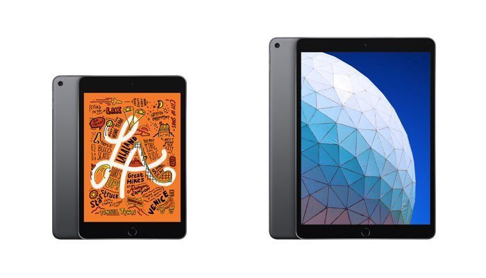 iPad mini 2019 vergelijking met iPad Air 2019