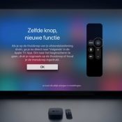 Apple TV thuisknop functie.