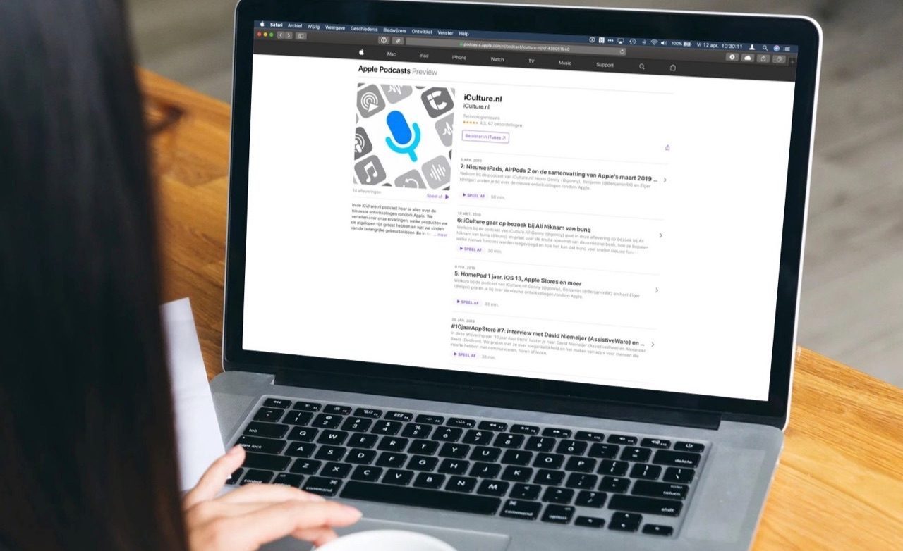 iCulture Podcast op het web.