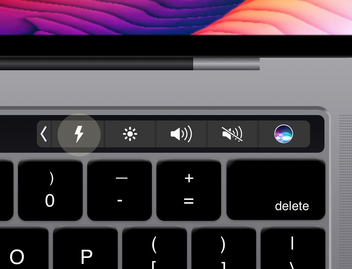 Juice app op de Touch Bar