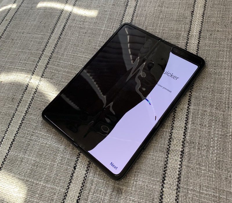 Samsung Galaxy Fold kapot