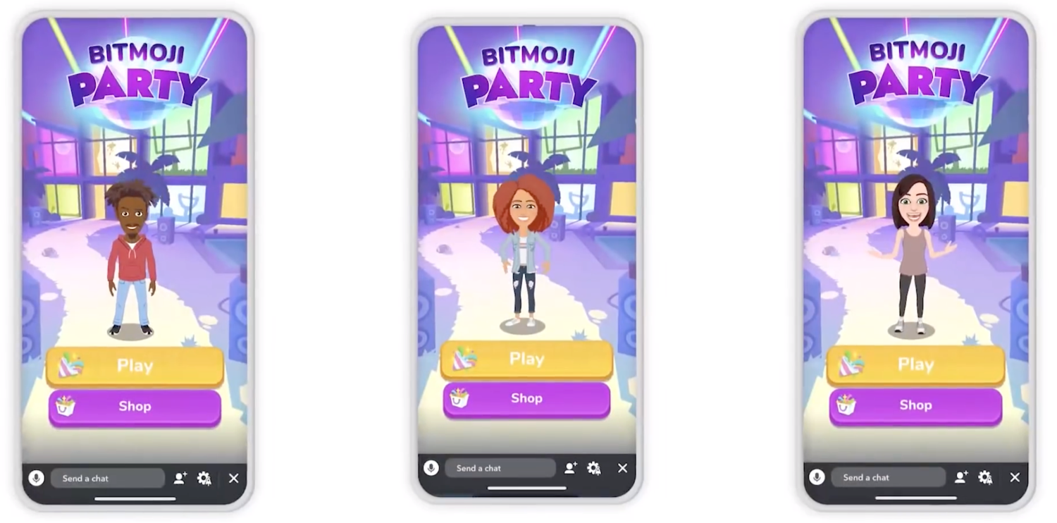 Snapchat Games: multiplayer games in Snapchat.