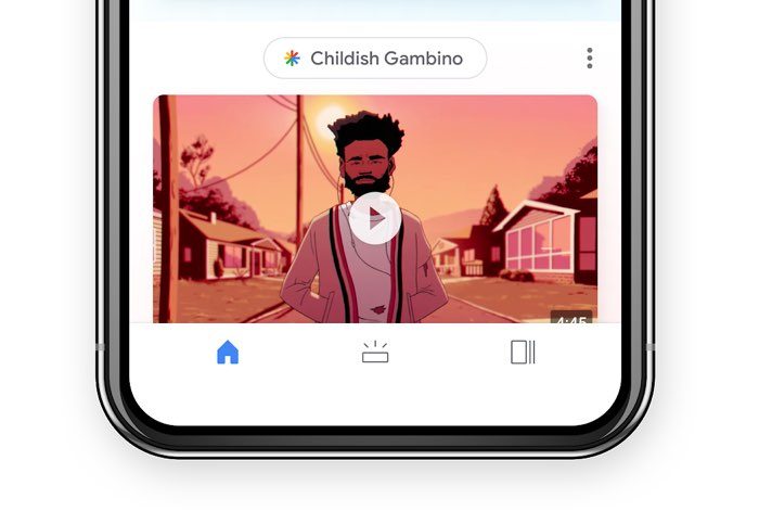 Google Discover op iPhone