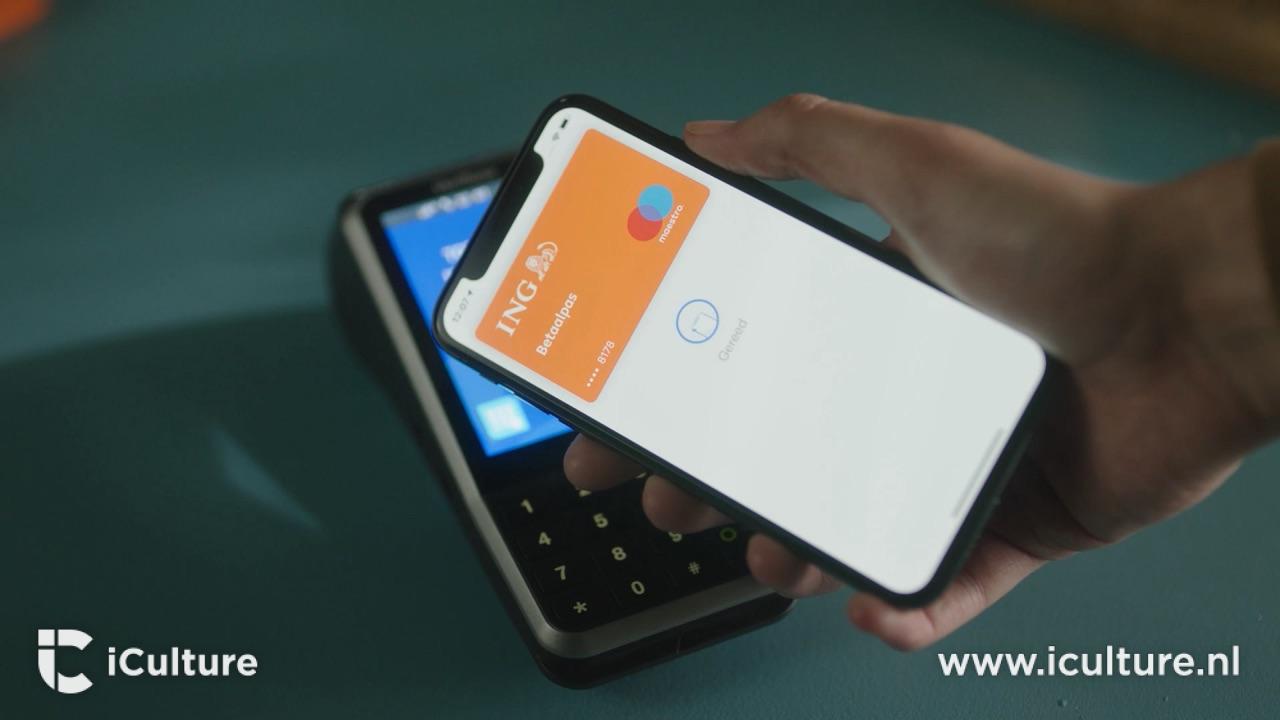 ING-reclame met Apple Pay.
