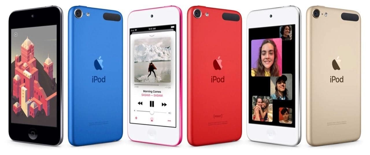 iPod touch 2019 kleuren.