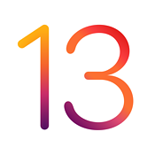 iOS 13 logo.