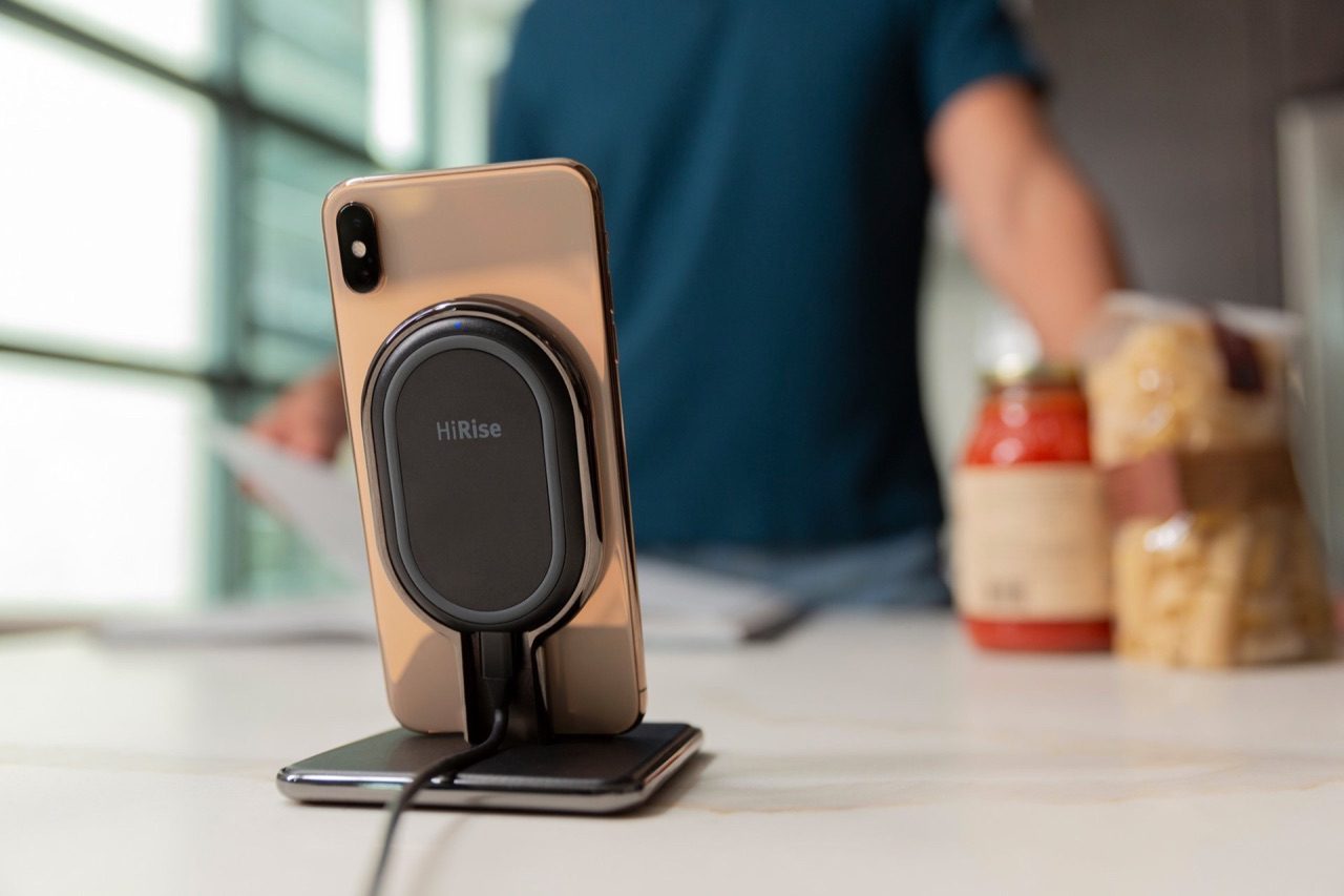 Achterkant van Twelve South HiRise Wireless.