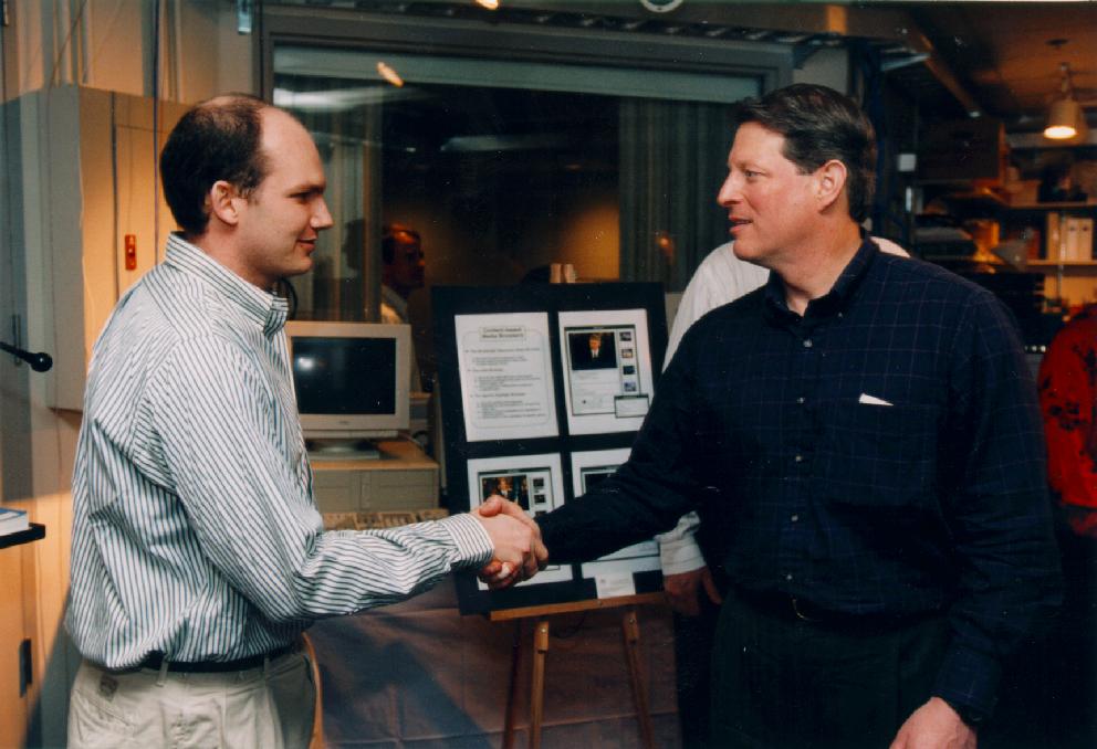 Bill Stasior met Al Gore