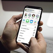 iOS 13 deelmenu.