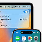 Instant Hotspot gebruiken met iPhone en Mac
