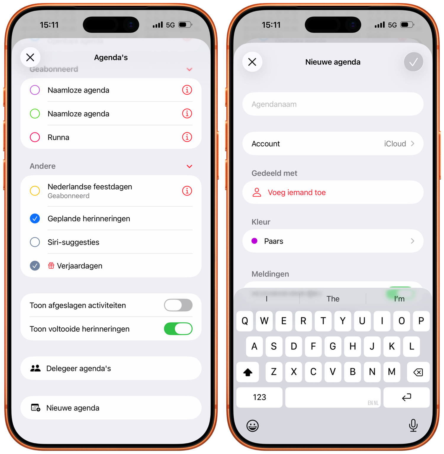 Gedeelde Agenda aanmaken