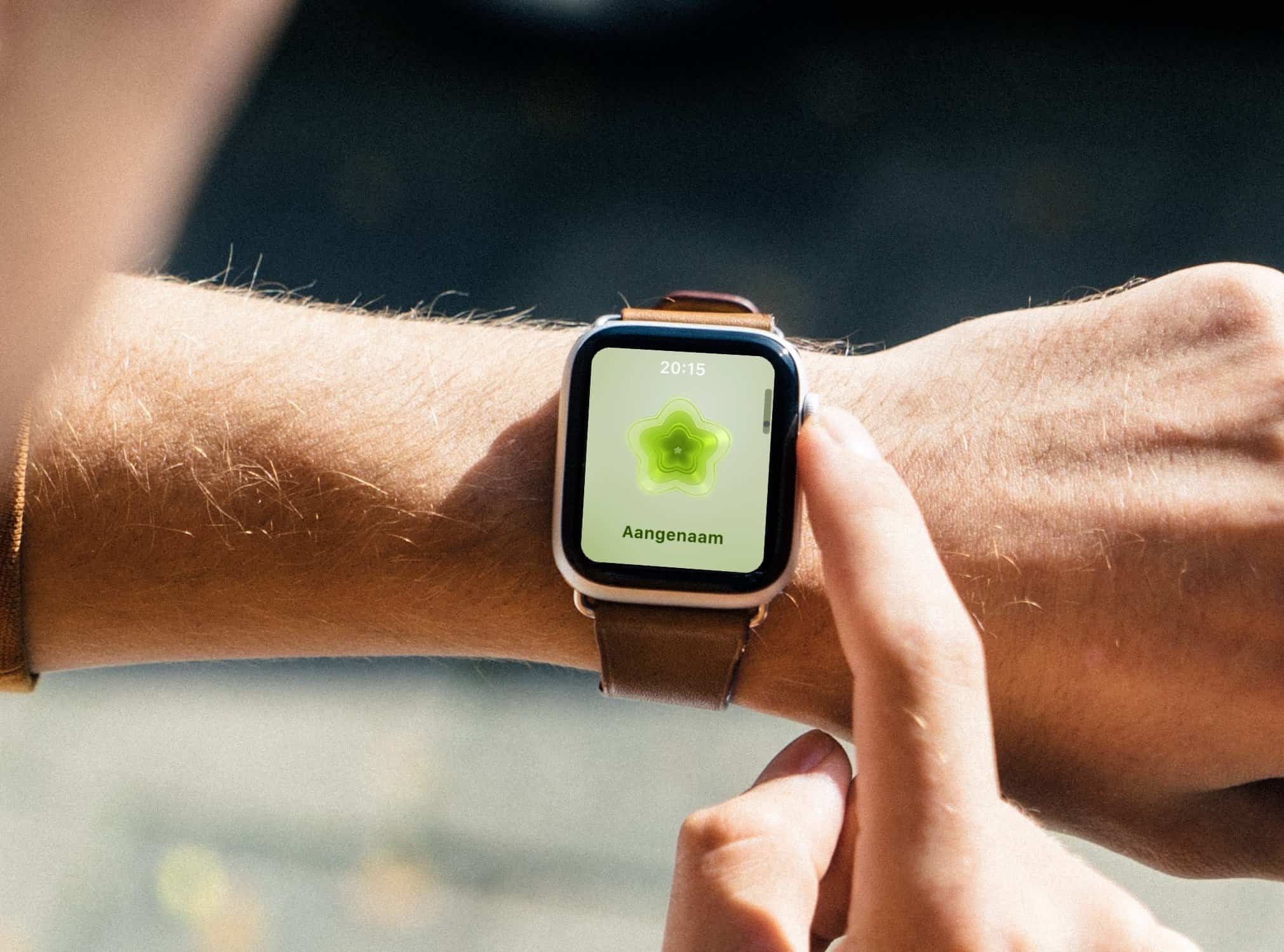 Gemoedstoestand in Mindfulness op Apple Watch vastleggen