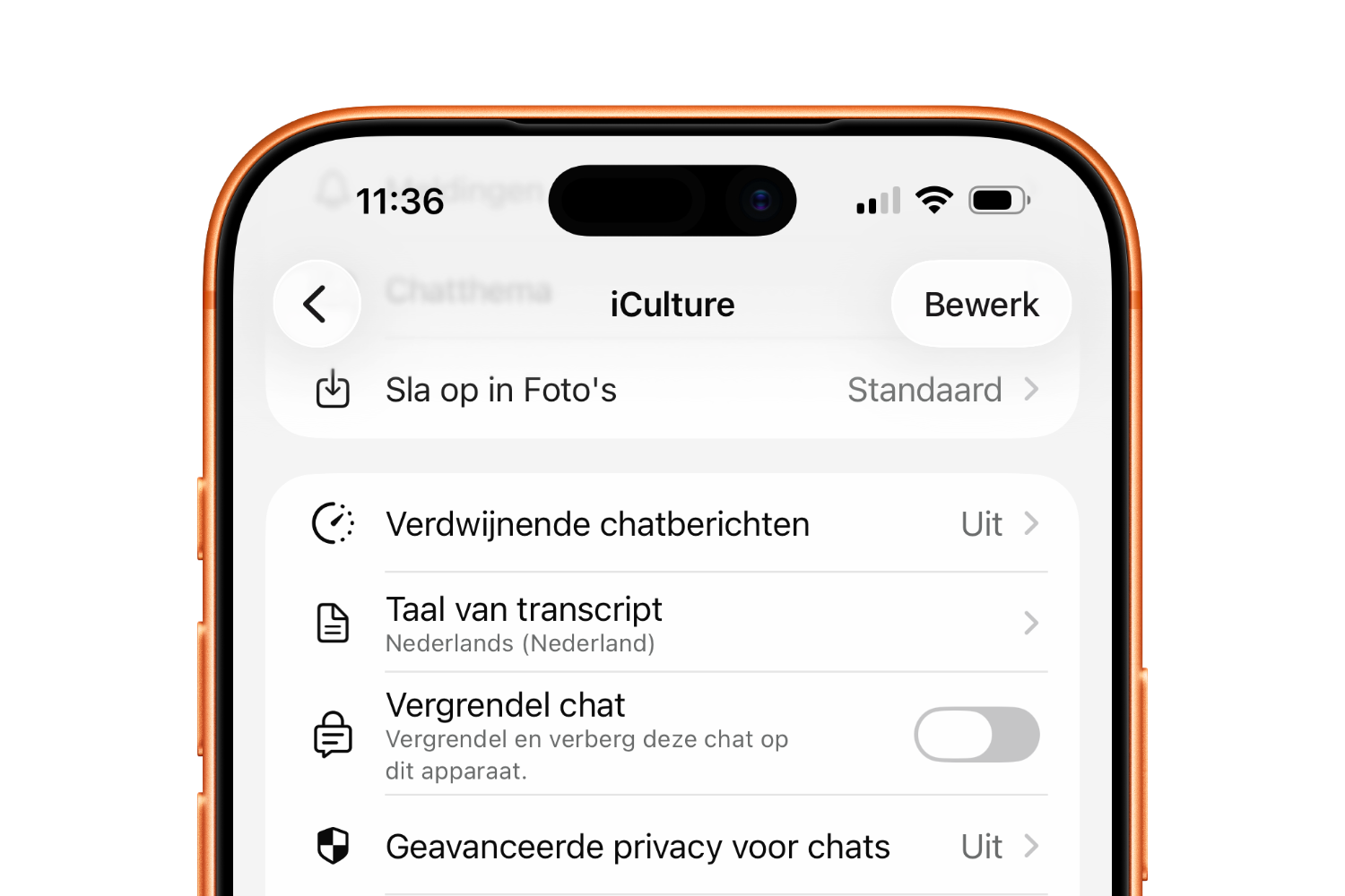 Verdwijnende berichten WhatsAPp