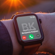 Inkomende oproep voor bellen op Apple Watch