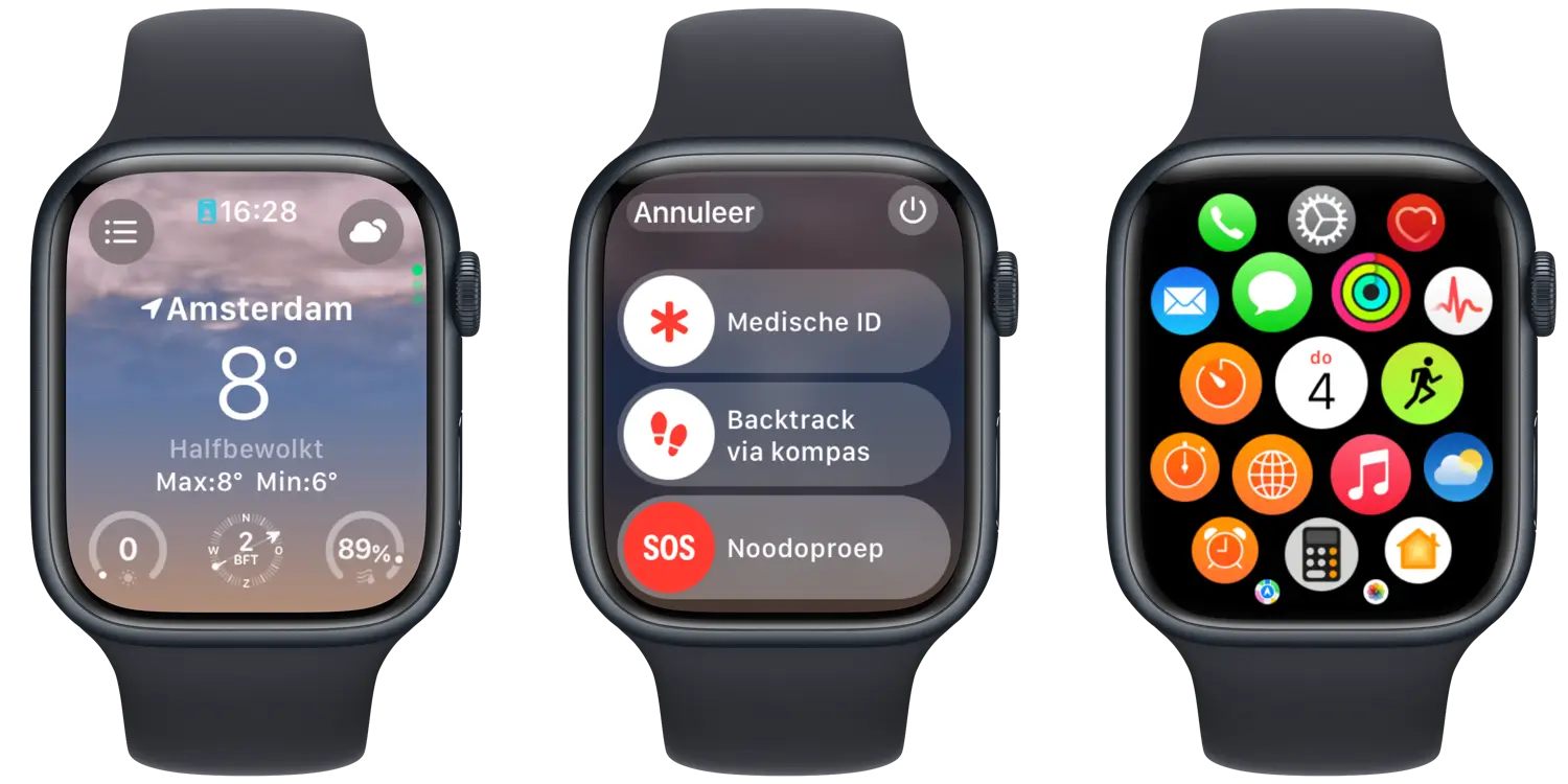 Apple Watch app geforceerd afsluiten: force quit met knoppen