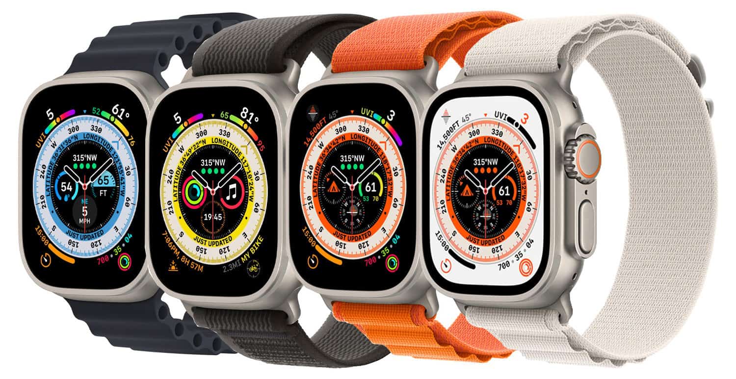 Apple Watch Ultra kleuren bandjes