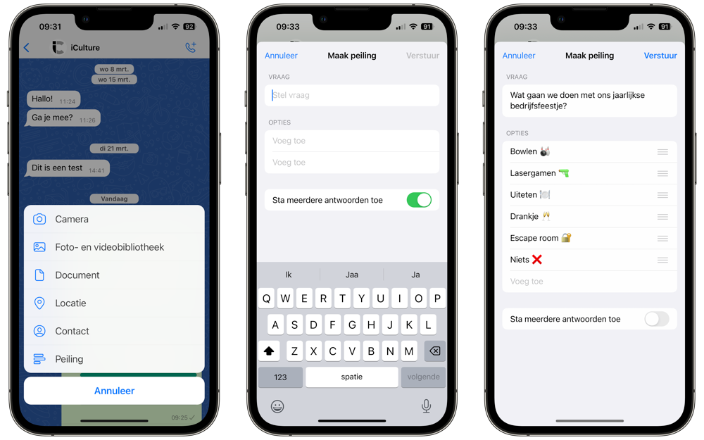 WhatsApp poll maken: zo maak je een peiling in chats met vrienden Whatsapp Poll Maken: Zo Maak Je Een Peiling In Chats Met Vrienden