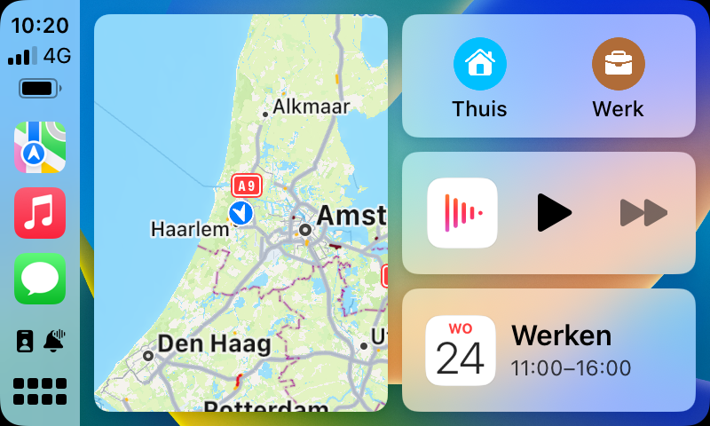 CarPlay Dashboard in iOS 16